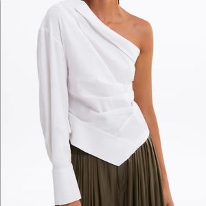 Zara One Shoulder Top